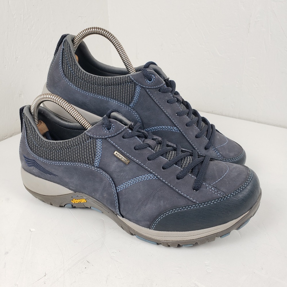 Dansko Women 42 11.5 Wide Paisley Navy Waterproof Vibram Outdoor Walking Shoes